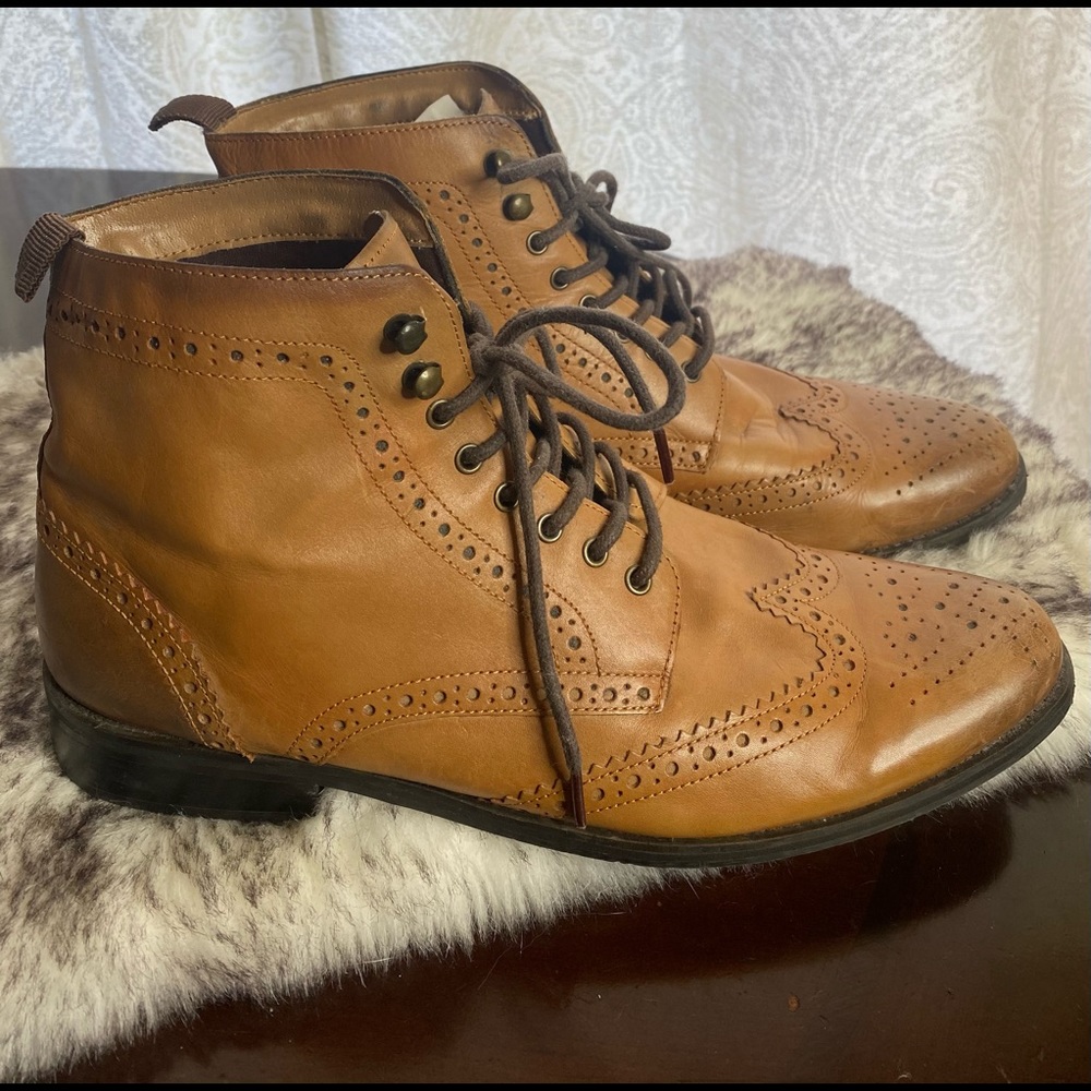 ASOS Camel leather boots